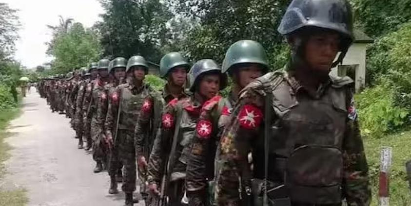 ရိက္ခာပြတ်ရာမှ ၆၆၆ ပွိုင့်ကုန်းက အတင်းတိုးထွက်လာသော စစ်တပ်စစ်ကြောင်း AA ဆီမှာ ချေမှုန်းခံရ