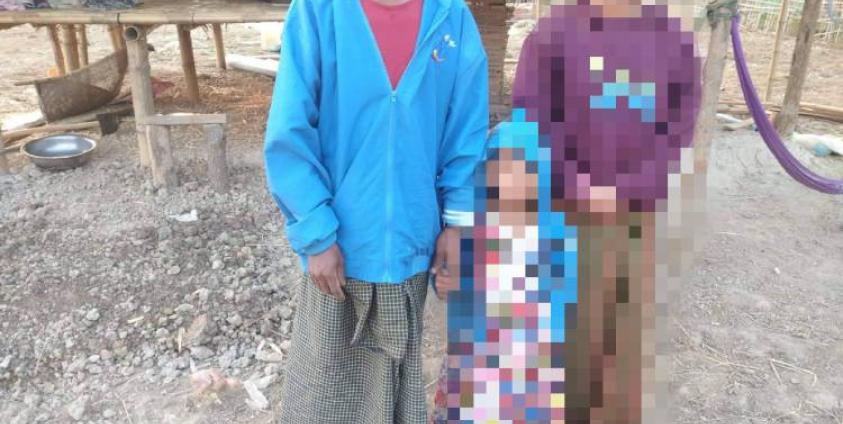 ဘူးသီးတောင်မြို့နယ်၊ သပိတ်တောင်ကျေးရွာမှ ဖမ်းဆီးခံထားရသူများထဲမှ ကိုညွန့်ဝင်း (မျက်မှန်) နှင့် ကိုရွှေထွန်းတို့ဖြစ်သည်။