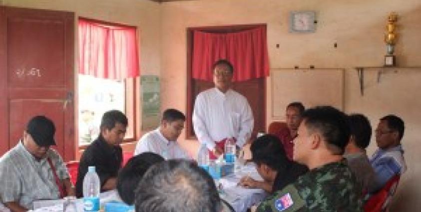 ၂၀၁၆ ခုနှစ်က KNU နှင့် NMSP အရာရှိများ ရာဘူးကျေးရွာဆွေးနွေးပွဲ(photo/MNA)