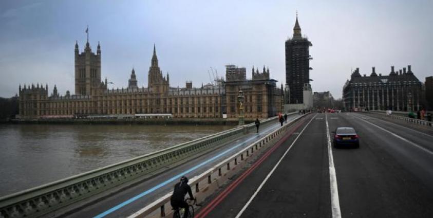 A view of the Parliament building in London, Britain. Photo: EPA