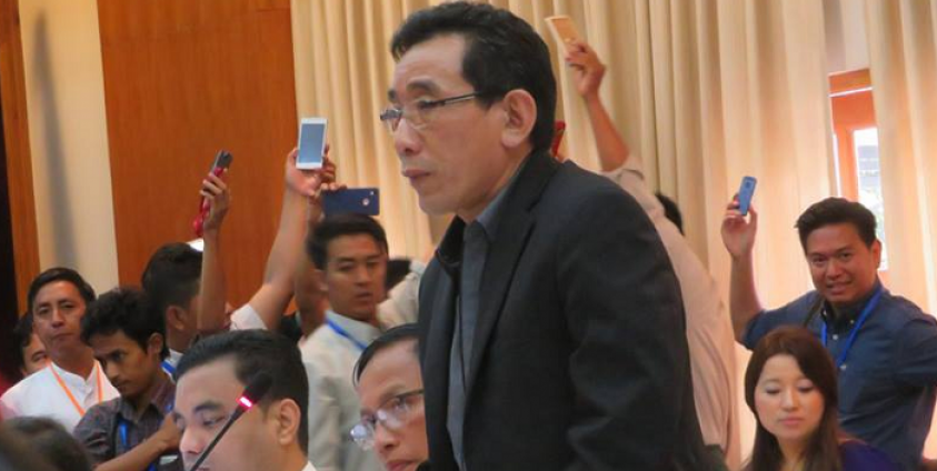 Delegation for Political Negotiation (DPN) leader Khu Oo Reh (Photo – NRPC)