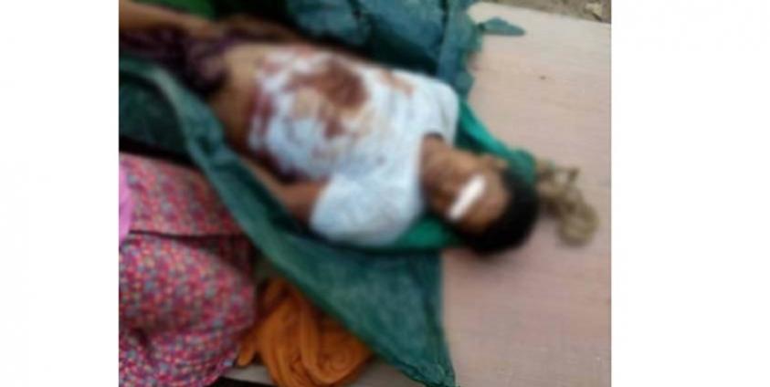 ကိုတင်စိုးမြင့် အလောင်း(ဓါတ်ပုံ/Facebook)