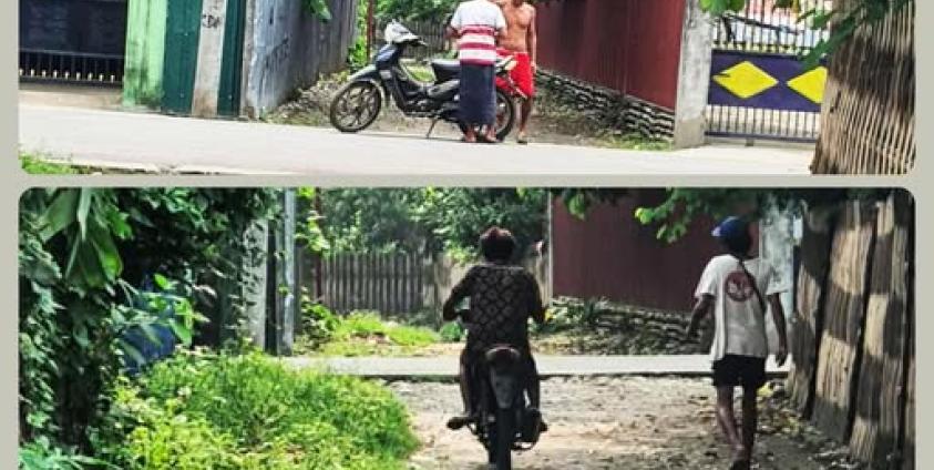မြစ်ကြီးနားမြို့တွင်း မူးယစ်ဆေးဝါးသုံးစွဲနေတဲ့ တစ်ချို့လမ်းကြားနေရာတွေမှာတွေ့ရစဉ်။