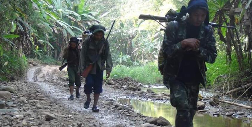 ရှားတောမြို့နယ်တွင် အမဲလိုက်နေသည့် KNPP တပ်သားများကို တွေ့ရစဉ်။ (ဓါတ်ပုံ – KNPP)