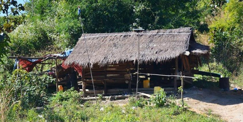 The Karenni National Progressive Party’s 7-Mile outpost in Kayah (Karenni) State, seen on December 22, after four KNPP soldiers were allegedly killed in a skirmish with the Tatmadaw.