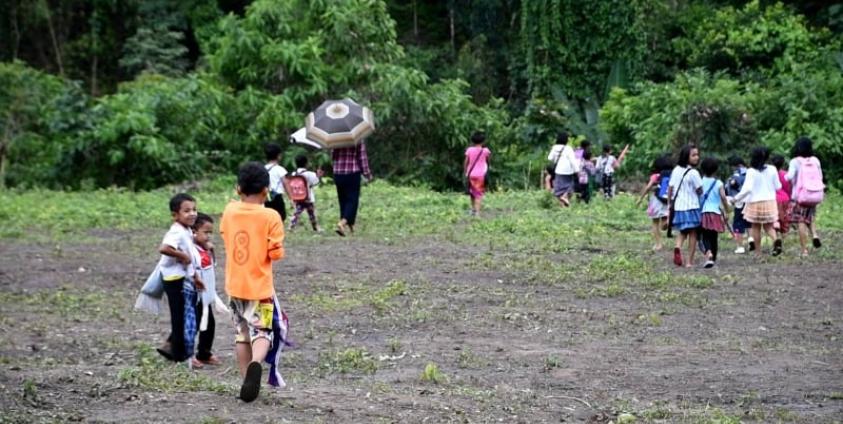 KNPP ထိန်းချုပ်နယ်မြေတစ်နေရာမှ အ‌ခြေခံပညာရေးကျောင်း