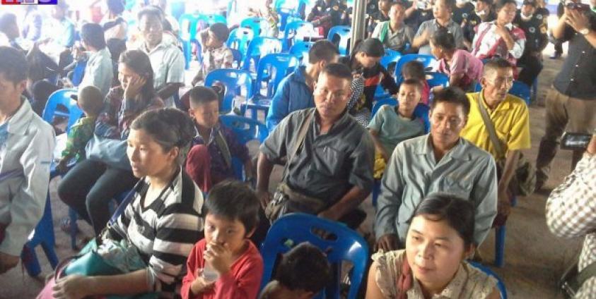 Returned refugees at reception center - October 2016