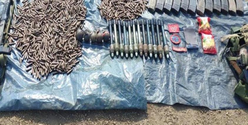 မီးဝစခန်းတိုက်ပွဲမှ AA ဘက်မှ လက်နက် ခဲယမ်းများ သိမ်းဆည်းရမိ။ (ပုံ - တပ်မတော်ကာကွယ်ရေးဦးစီးချုပ် )