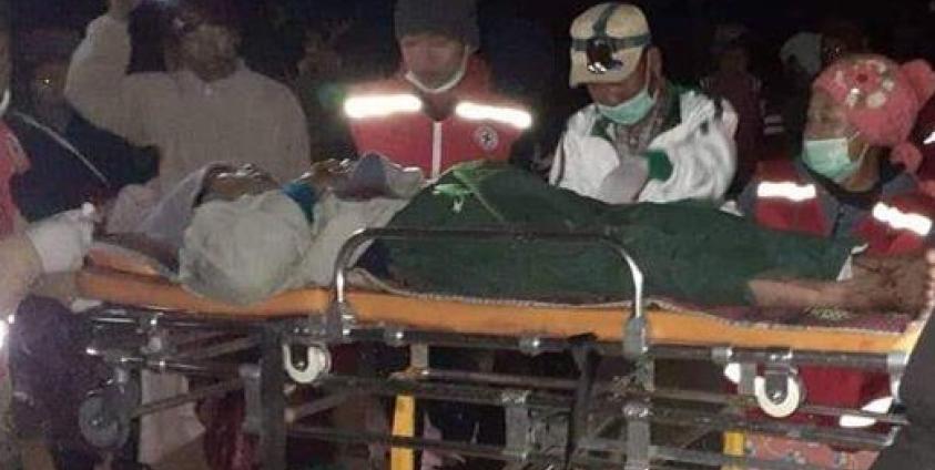 Photo by အိုမ်တမောဝ် လူမှုကူညီရေး အသင်း၊ မြေမြုပ်မိုင်းနင်းမိသူတစ်ဦး ပုံ