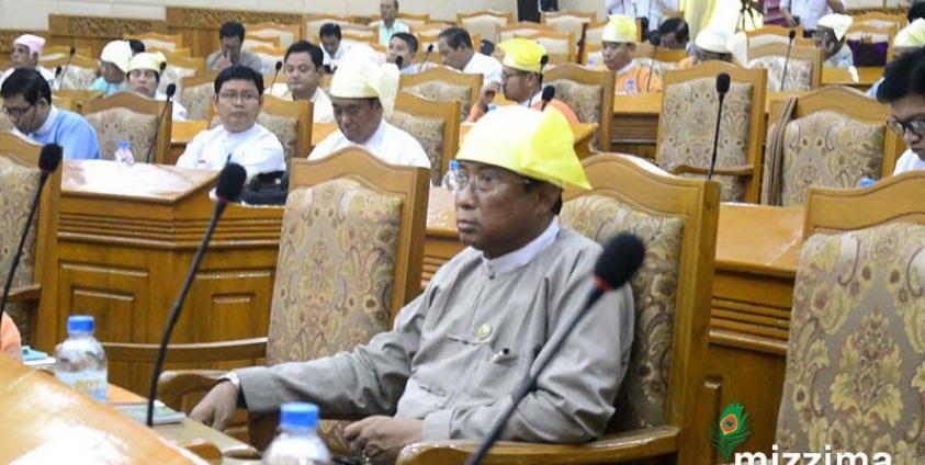 Minister of Finance, Revenue and Planning Kyaw Aye Thein.( Photo: RiA)