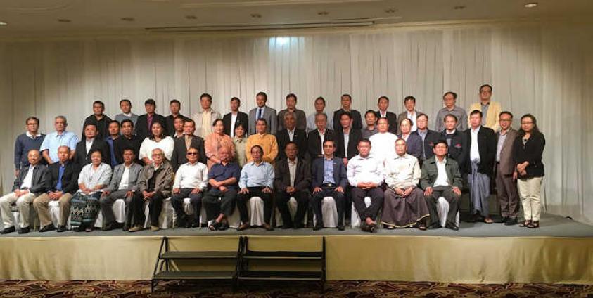 တိုင်းရင်းသားလက်နက်ကိုင် ၁၂ ဖွဲ့ခေါင်းဆောင်များနှင့် ကိုယ်စားလှယ်များ(NMSP)