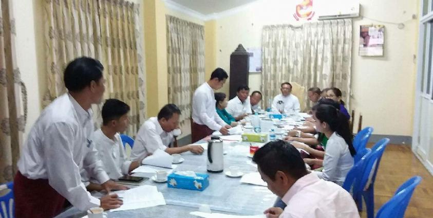 ရာမည မွန်ရှေ့နေများကွန်ရက် (ရန်ကုန်) ဖွဲ့စည်းခဲ့စဉ်(photo: MNA)