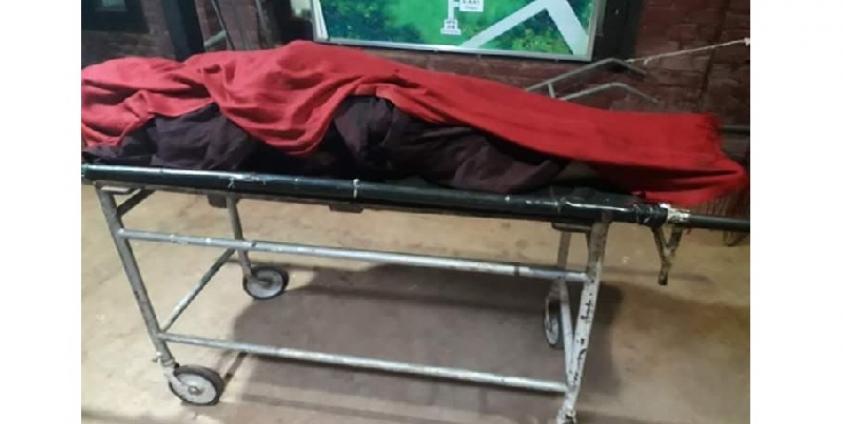 ကျောင်းယွက်ကျောင်းတိုက်ဆရာတော် ဦးကလျာဏ ၀ံသ၏ ရုပ်ကလပ် (photo/Kyaut Mae Youth)