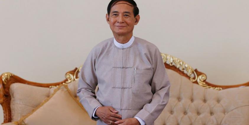 Myanmar's President Win Myint. Photo: Hein Htet/EPA