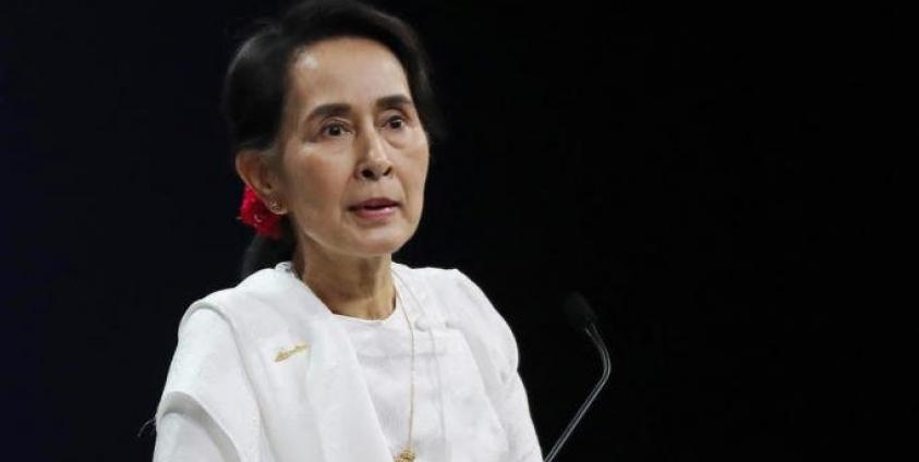 Myanmar's State Counsellor Aung San Suu Kyi. Photo: EPA