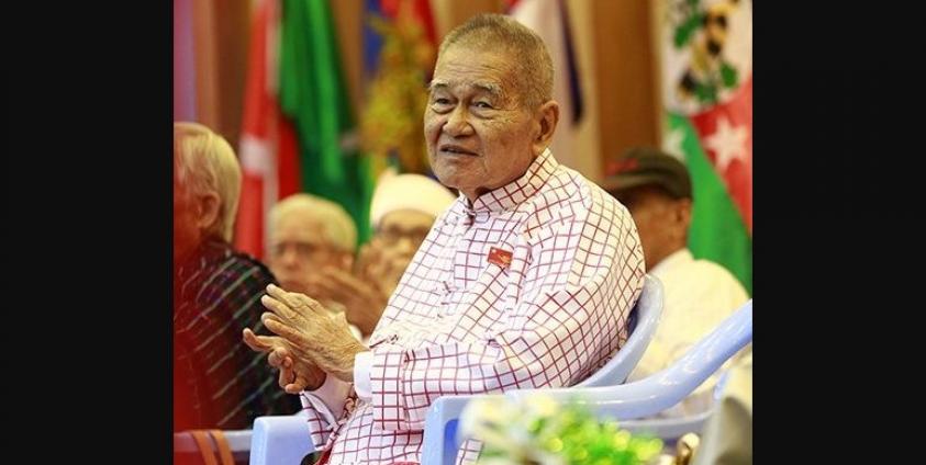 မွန်အမျိုးသားခေါင်းဆောင် နိုင်ငွေသိမ်း အသက် ၉၆ နှစ် (photo: Monnews)