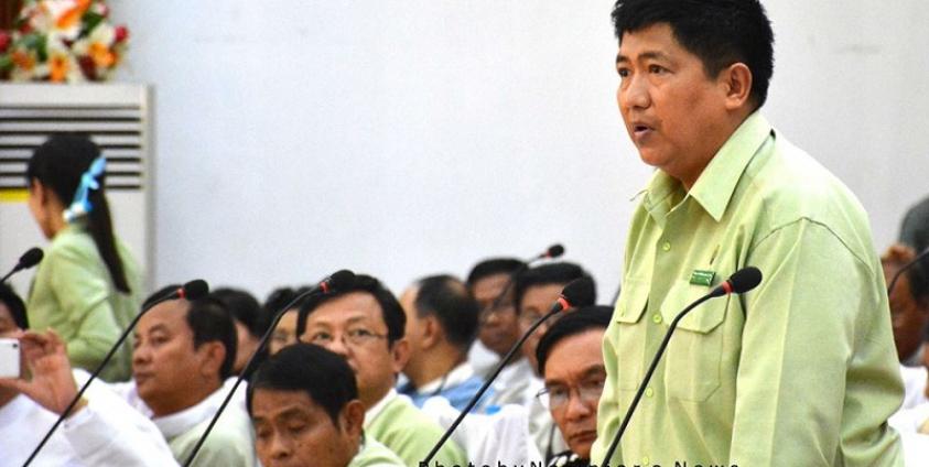 ဓာတ်ပုံ- ရခိုင်ပြည်နယ်အစိုးရအဖွဲ့ အတွင်းရေးမှူး ဦးတင်မောင်ဆွေ