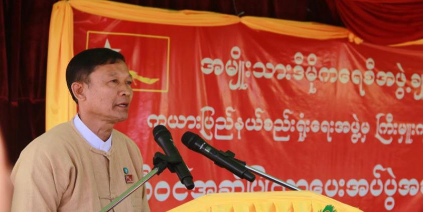 NLD party central committee member and lower house MP from Thayetchaung constituency Aung Soe. Photo: Mizzima