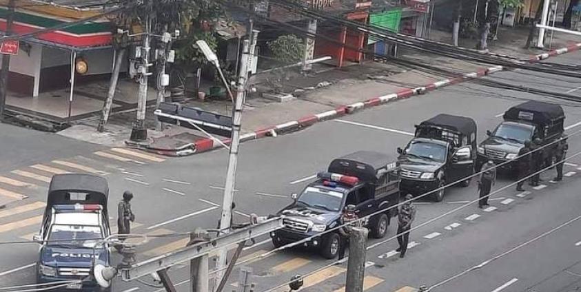 လှိုင်သာယာ အဝေးထိန်းဗုံးပေါက်ကွဲမှု ရဲ ၆ ဦးထက်မနည်း ထိခိုက်ဒဏ်ရာရ