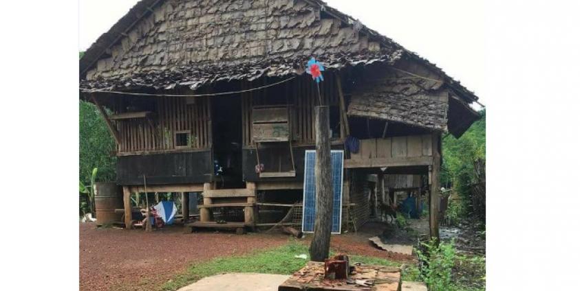 ခုတ်လှဲဖြတ်ထားသည့် အလံတိုင်နေရာ(photo:MNA)