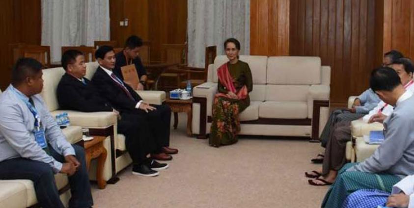 Photo - Myanmar State Counselor Office Facebook 