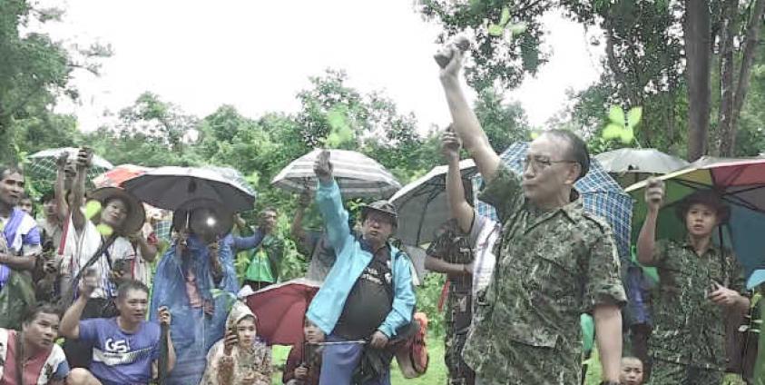  Padoh Mahn Ba Tun Leading Kaw Thoo Lei Tree Planting Day, June 2019