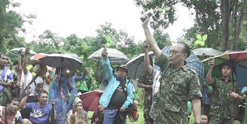 Padoh Mahn Ba Tun Leading Kaw Thoo Lei Tree Planting Day, June 2019