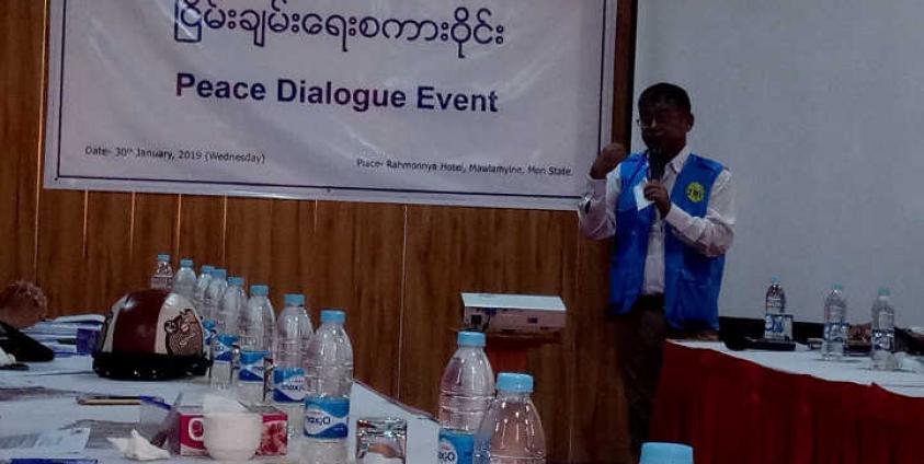 Peace Dialogue Event held in Mon State’s Capital Mawlamyine (photo: MNA)