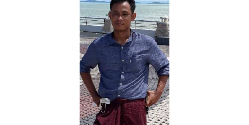 မြန်မာစစ်တပ်က ဖမ်းဆီးသွားသည့် ကိုဖိုးသီဟကို တွေ့ရစဉ်