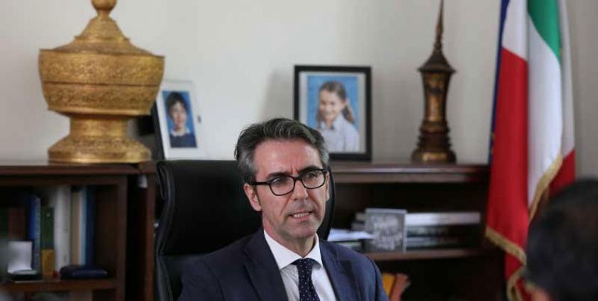 Ambassador of Italy Pier Giorgio Aliberti. Photo: Hong Sar/Mizzima