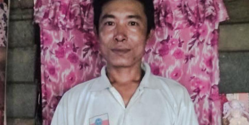 ဖမ်းဆီးခံရသူ ဦးအေးကျော်ကျော်ကို တွေ့ရစဉ်။ ဓာတ်ပုံ-ပေးပို့