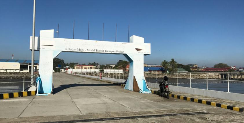 စစ်တွေဆိပ်ကမ်းအား ဇန်နဝါရီလ ၁၀ ရက်က တွေ့မြင်ရစဉ်။ ဓာတ်ပုံ -အေးချမ်းခိုင်