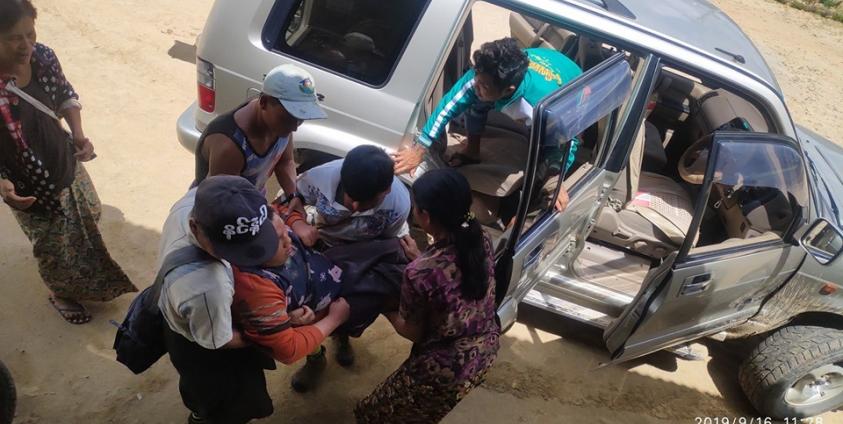 ဒဏ်ရာရ စစ်ဘေးရှောင်