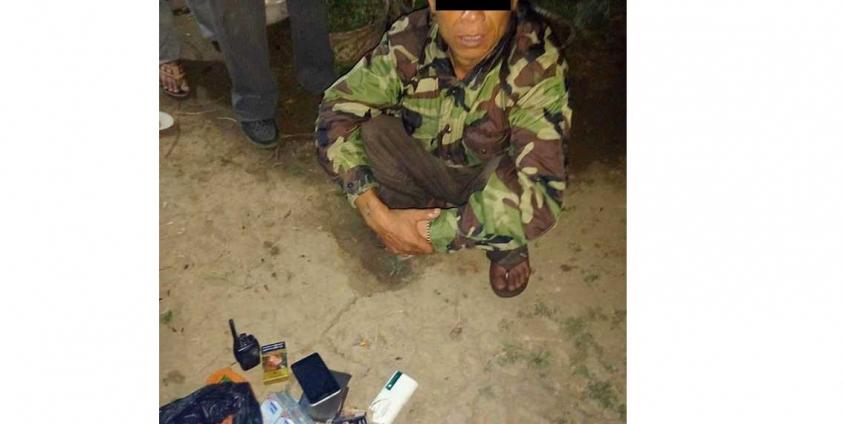 ယာဘများလက်ဝယ်ဖမ်းဆီးရမိသည့် မိုင်းရယ်ဒေသခံ စိုင်းဆန်လ