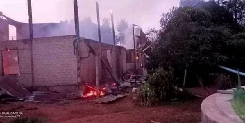 စစ်ကောင်စီမှ ပြည်သူ့နေထိုင်များ မီးရှို့ဖျက်ဆီး