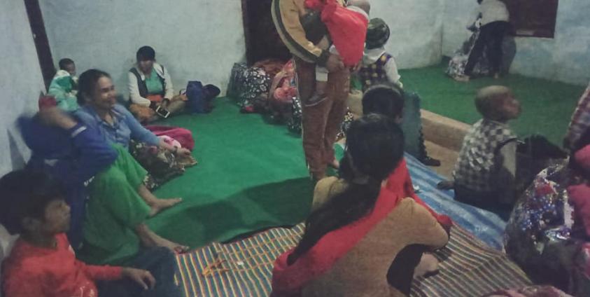 ဓာတ်ပုံ US SA (Facebook ) /နမ္မတူ မြို့နယ်ရှိ စစ်ဘေးရှောင်များပုံ