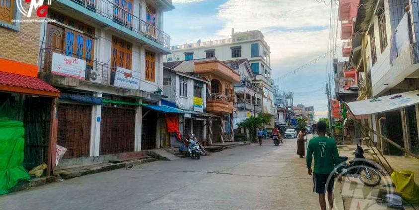 တကျော့ပြန် ရခိုင်တိုက်ပွဲနောက်ပိုင်း စစ်တွေမြို့တွင်း တစ်နေရာ။