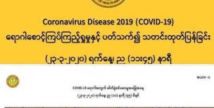 Photo- Providing a medical examination at the entrance of Mawlamyine city (MNA)