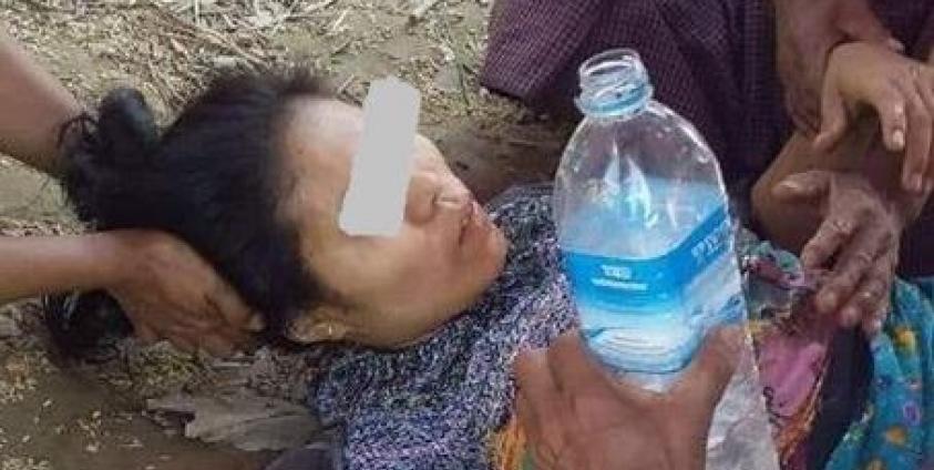 မဆန်းဝင်းကို တွေ့ရစဉ်/ ဓာတ်ပုံ- ပိုးရွှီပြင်မဟာမိတ်လူမူကူညီရေးအသင်း