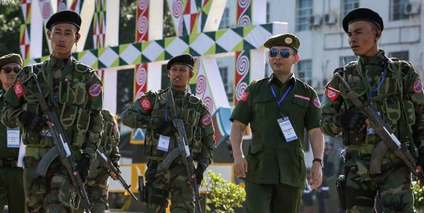 The IrrawaddyAA Brig-Gen Tun Myat Naing attends a peace conference for ethnic armed groups in Kachin State in July 2016. / The Irrawaddy