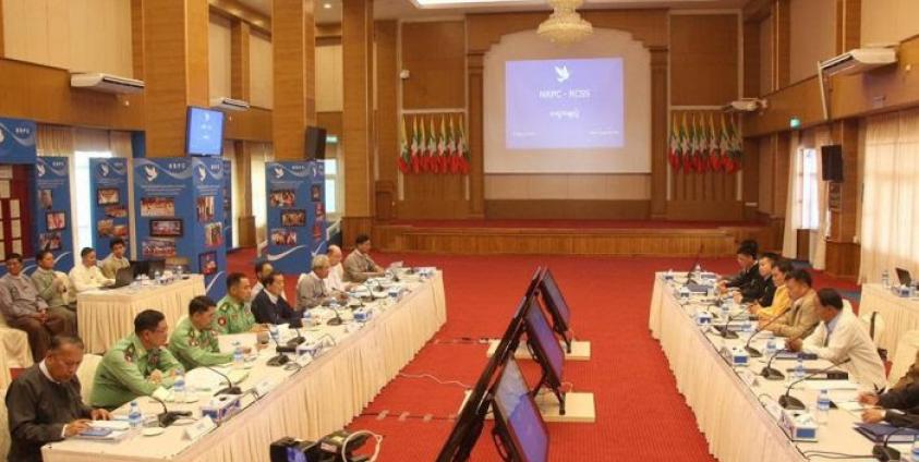 Photo NRPC/ မတ်လ ၁၁ ရက်နေ့က NRPC နှင့် RCSS/SSA တို့နေပြည်တော်တွင် ဆွေးနွေး