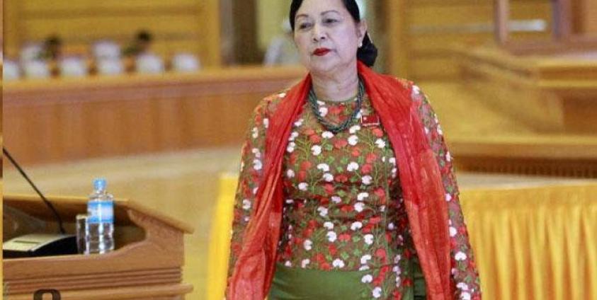 House of Representatives MP from Pale constituency Khin San Hlaing. Photo: Mizzima