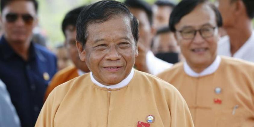 မန္တလေးတိုင်းဒေသကြီး ဝန်ကြီးချုပ် ဒေါက်တာဇော်မြင့်မောင်။ (ဓာတ်ပုံ - ဟိန်းထက်/အီးပီအေ)