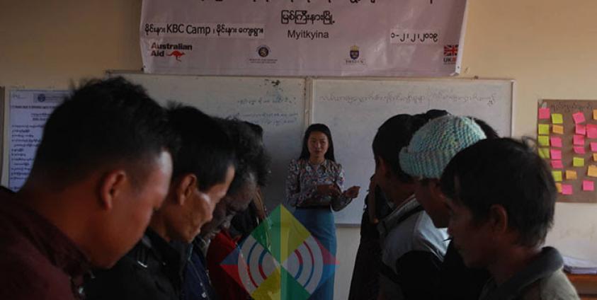 Land Law Awareness Training Held in Kachin IDP Camp in Waingmaw township on Feb. 2, 2019