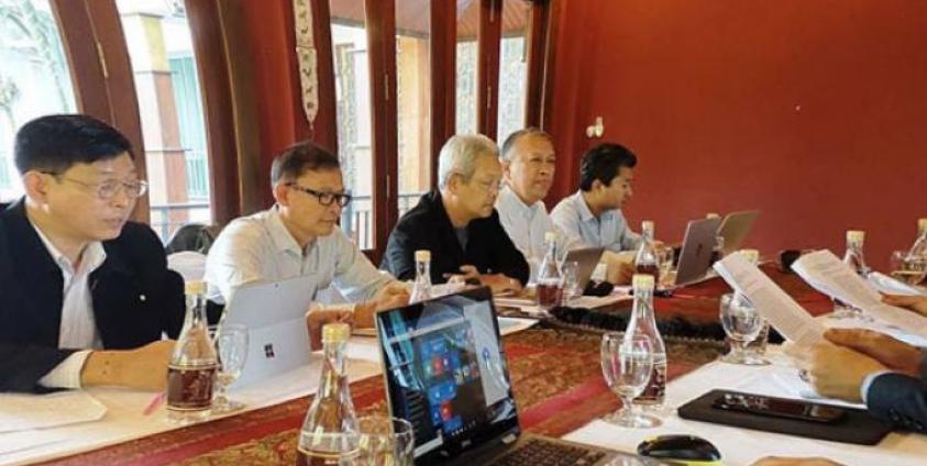 ထိုင်းနိုင်ငံချင်းမိုင်မြို့တွင် ပြုလုပ်ခဲ့သော ငြိမ်းချမ်းဆွေးနွေးမှုမြင်ကွင်း။ ဓာတ်ပုံ NRPC