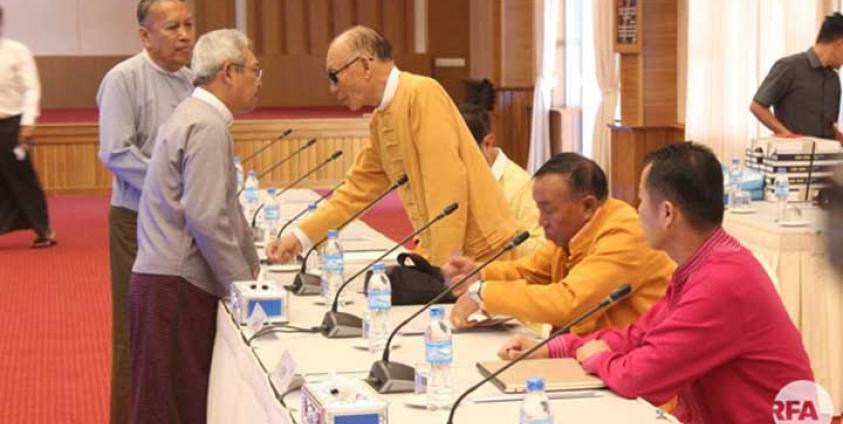Photo by – RFA/ The meeting with the Tatmadaw (Myanmar Army)