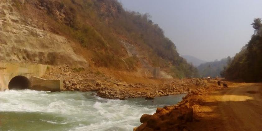 Photo Sipaw Youth/ အထက်ရဲရွာရေအားလျှပ်စစ်စီမံကိန်း