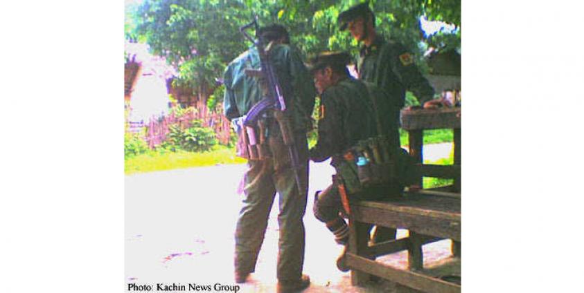 ကချင်လွတ်လပ်ရေးတပ်မတော် KIA စစ်သား၊ မြစ်ကြီးနား-ဗန်းမော်လမ်း၊ ကချင်ပြည်နယ်