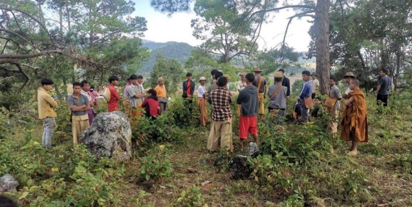 ဒေါ်ညိုအလောင်းတွေ့ရှိစဥ်