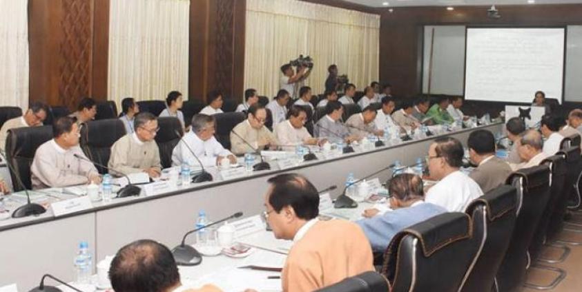 State Counsellor attends 1st meeting of Steering Committee for Implementation of BRI. Photo: Myanmar State Counsellor Office